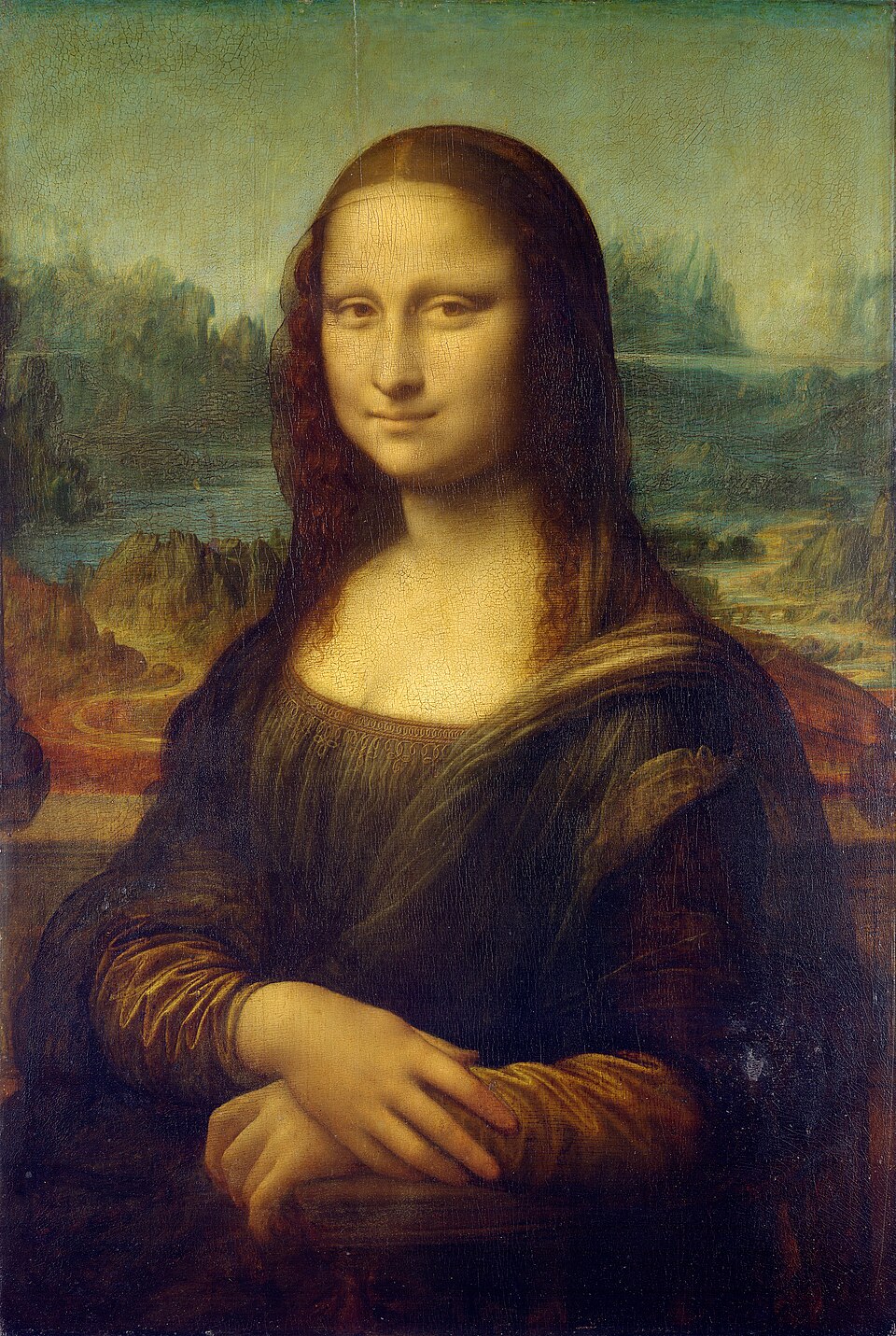 Mona Lisa portrait by Leonardo da Vinci, Louvre